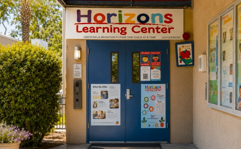 Parent touring a childcare center in Orlando.